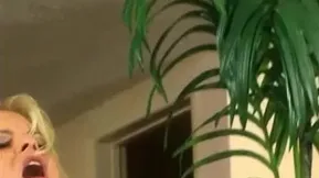 Big and busty blonde beauty Chantz Fortune gets her pussy railed hard