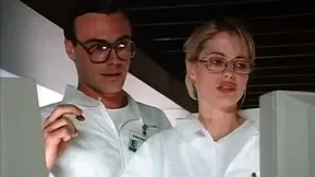 A hot sexy blonde MILF is being examined by a hot doctor in this video