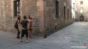 James Deen's rough dominance of Franceska Jaimes in a public spot