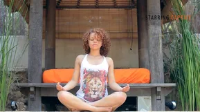 Little Caprice demonstrates her superb mobility in a stylish outfit