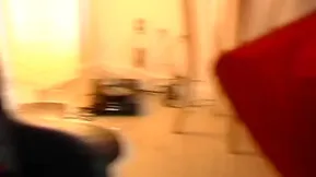 Curly haired European redhead gets fucked by a group of guys in hardcore action