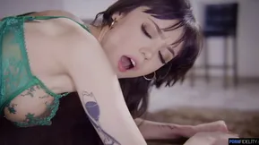 Catherine Knight in seductive green underwear for men