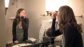 The beautiful college girl Ava fucks during her webcam show