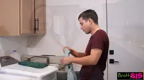 Bratty stepsister gets punished and fucked hard by her stepbrother in a steamy scene