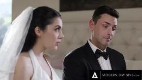 Modern wedding night with Valentina Nappi and her husband in p