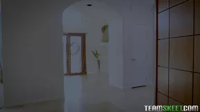 The daughter’s experience with her stepmother and her best friend in a threesome adult video.