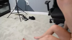 Stacked slut gives hardcore gstring service to tied up jock in homemade porn.