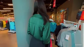 Eva Soda's fiery Russian MILF pussy gets a public fitting room pounding