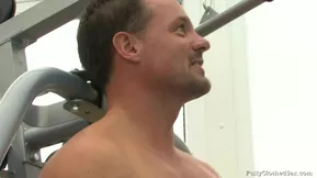 Full-fledged hardcore sex in workout clothes