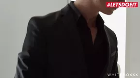 Sybil, a submissive girlfriend, gets ejaculated by her dominant partner.