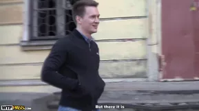 Beautiful woman gets money’s worth of facial in a haunted house MMMF scene with Stefany.