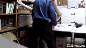 Lexi Lore’s hardcore cowgirl and rear-entry experience with an American white woman.