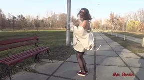 PUBLICLAV: Mia Bandini's hardcore outdoor sex, HQ 1080p