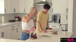 Small package, big pleasure: Braylin Bailey's naughty experience with her stepbrothers