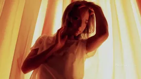 Guerlain is a beautiful Russian woman who works alone in this erotic video.