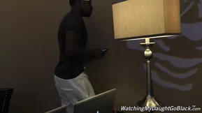 Piper Perri's hardcore black cock sucking scene in 1080p quality