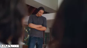 Thin blonde Evelyn Claire helps her friend to seduce her five years younger boyfriend.