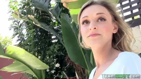 A bankhead has some fun with a white girl and a group of resentful women.