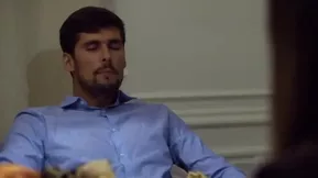 Beautiful straight hair, stockings, and hardcore sex in a luxurious atmosphere.