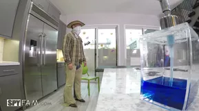 Stepbro in disguise gets creampied by stepsis in spy family's hardcore sex scene with Jade Kush