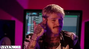 Amber's naughty beauty surprises her stepdad in a compromising position.