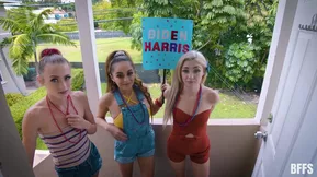 Real estate agents hard at work