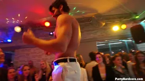 Young and wild parties with hardcore sex and dancing