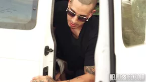 Crystal Rae's wild and dirty doggy style outdoor solo in XXX film