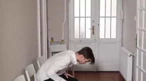 Claudia Bavel has an affair with her doctor and gives a deep blow job.