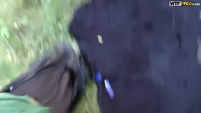 Kelly’s public pantyhose sex adventure in 1080p