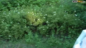 Public pantyhose sex with a hot blonde Dana in 1080p.