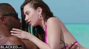 Determined BBC worshipper enjoys her passion for anal sex on a vacation