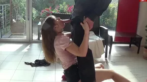 A hardcore 1080p video with blindfolds and facial abuse by Crazy Sophia.