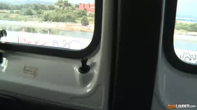 Kyra Hot's full-fledged sexual experience in a fucking van