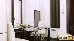 A hardcore XV video of an English teacher having sex with his student on a sofa.