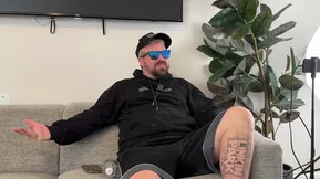 Wild ride with blonde beauty Molly Little in reverse cowgirl position