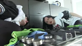 Naughty nerdy maid has her break in 1080p hardcore scene