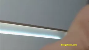 Bonga cams premium video: Brunette girl masturbates with dirty mouth.