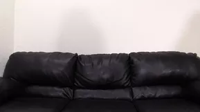 Croft Avenue's new actress Aria in hot hardcore scenes on the couch