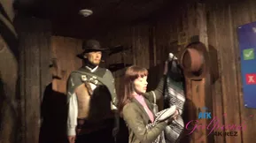 Aliya Brynn gives her boyfriend a homemade birthday present in the form of a handjob with a happy ending.