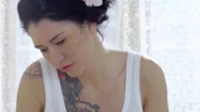 Let’s relax and have fun with oil and tattoos video