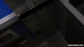 Perv mom seduces her stepson in hotel room