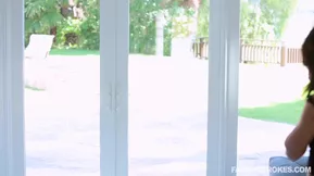 Hot scene with Danica Dillon and Adria Rae in a girl blowjob scene