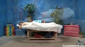 Callie's great beauty lies in heroli oiled up body and her stunning body massage