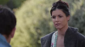 Three pretty girls are having fun with a handsome man enjoying intense action