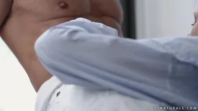 A free appointment with a hot girl in a sensual heels on the windowsill