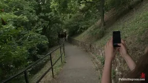 Monalee a sexy European model showing her hot body and ideals in nature