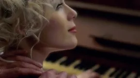 Fellucia Blow is a white blonde amateur who performs a hardcore scene with oral sex