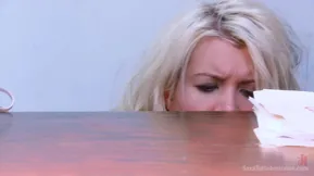 A skinny girl from America got fucked hard in doggy style